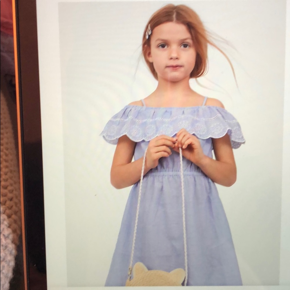 H & M dress with Eyelet  Embroidery